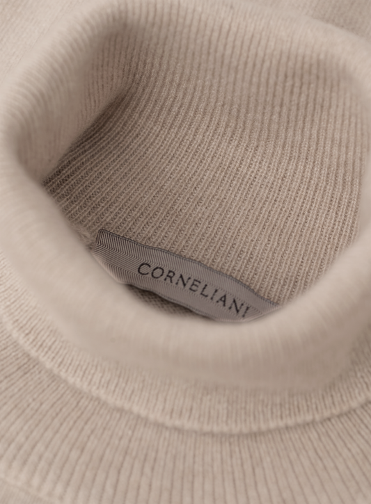 Fijngebreide coltrui van cashmere