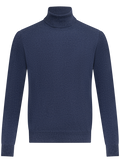 Fijngebreide coltrui van cashmere | Blauw