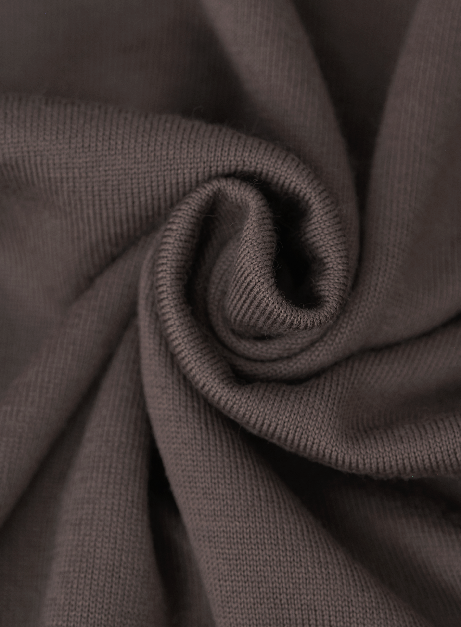 Polo van scheerwol met lange mouwen | FULL_WIDTH | TAUPE