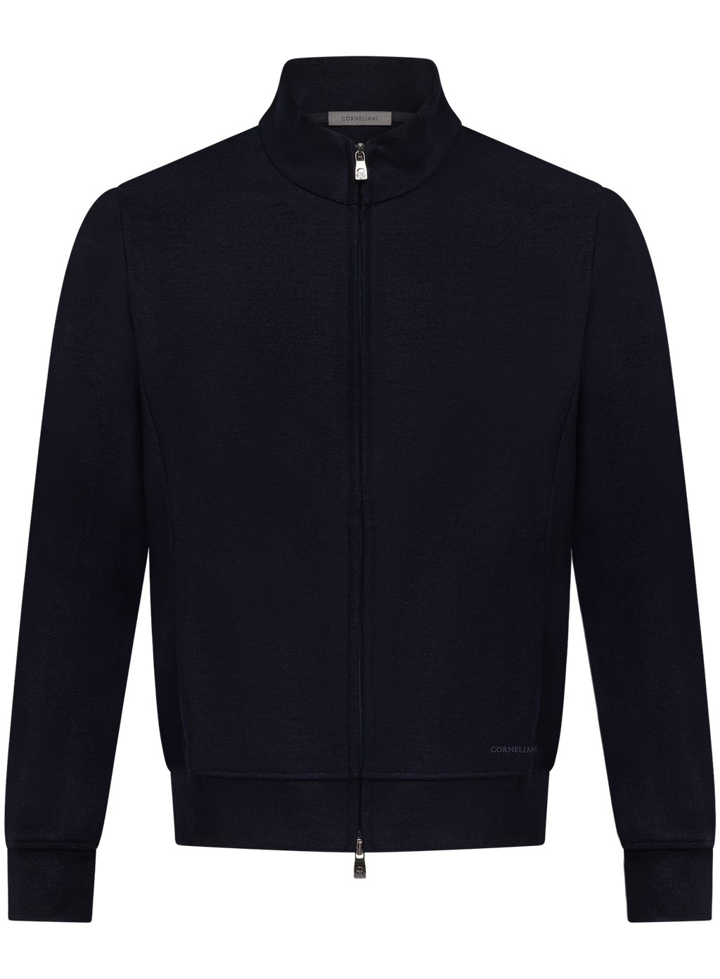 Ritsvest van katoen en scheerwol | BLUE NAVY