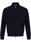 Ritsvest van katoen en scheerwol | BLUE NAVY