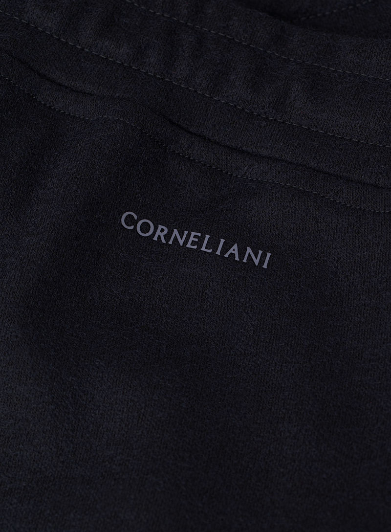 Joggingbroek van katoen scheerwol | FULL_WIDTH | BLUE NAVY