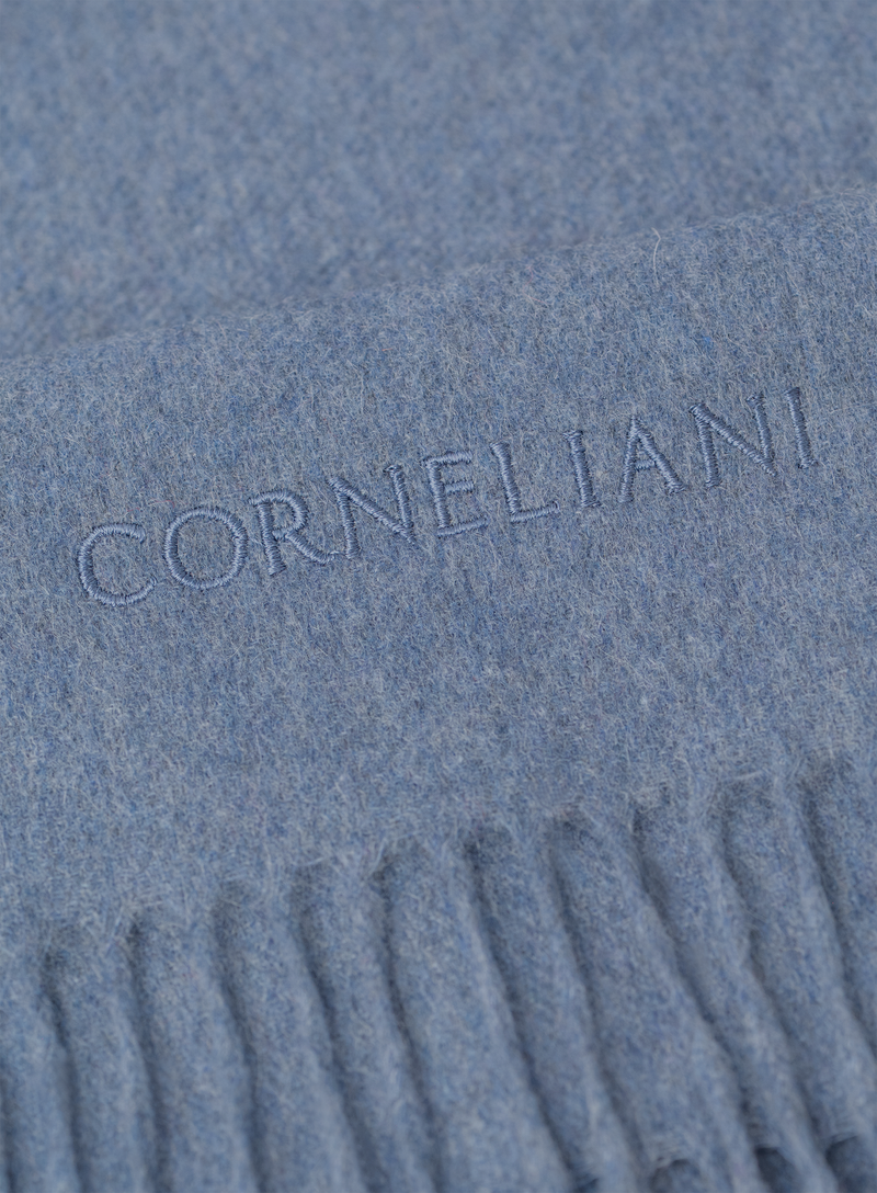 Sjaal van cashmere met franjes | FULL_WIDTH | L.Blauw 