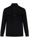 Handgemaakt jack van cashmere | Zwart
