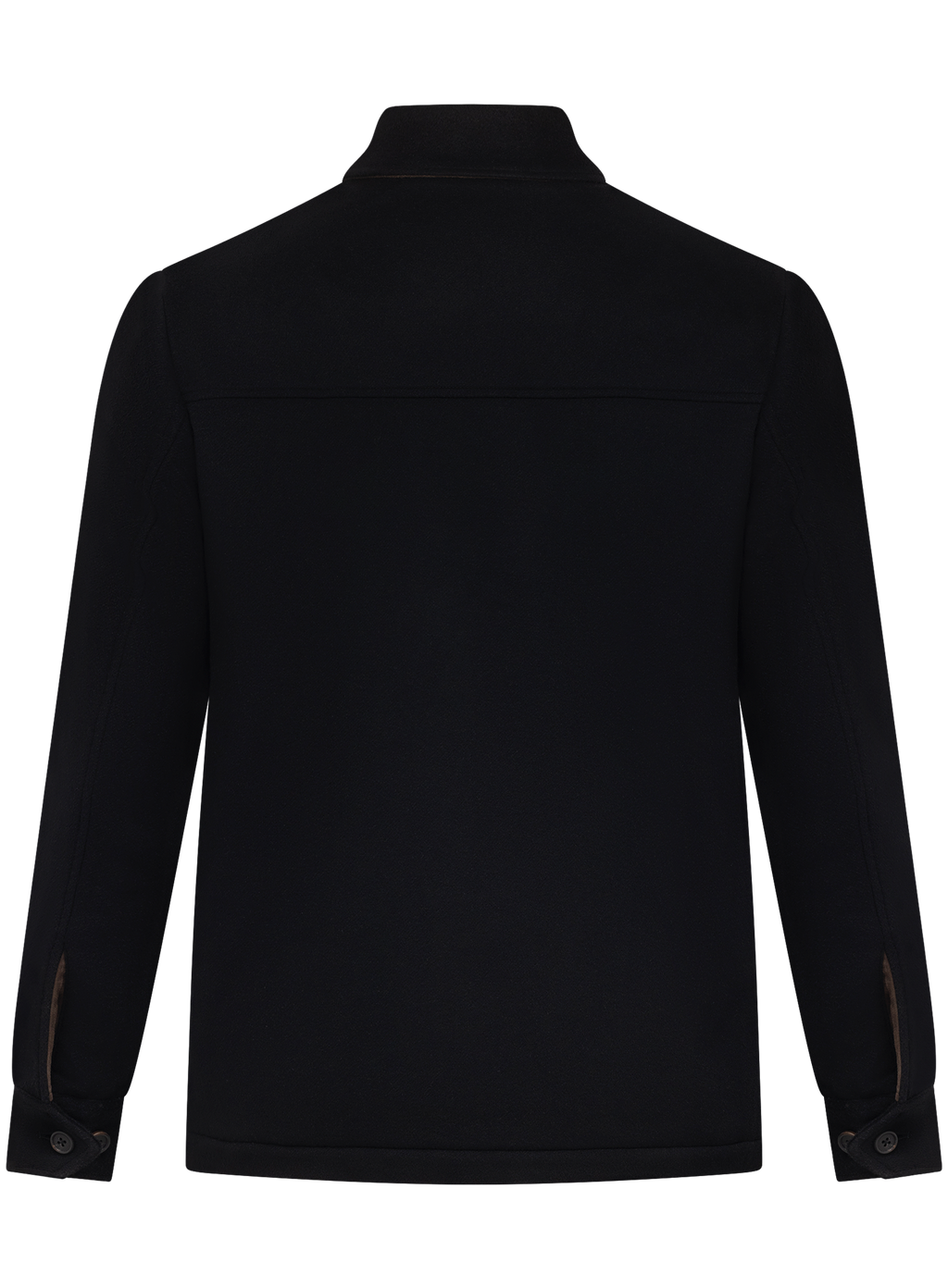 Handgemaakt jack van cashmere | Zwart