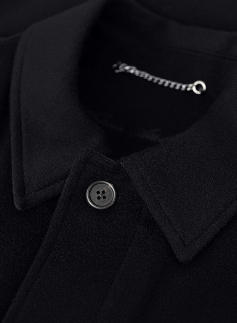 Handgemaakt jack van cashmere | FULL_WIDTH | Zwart