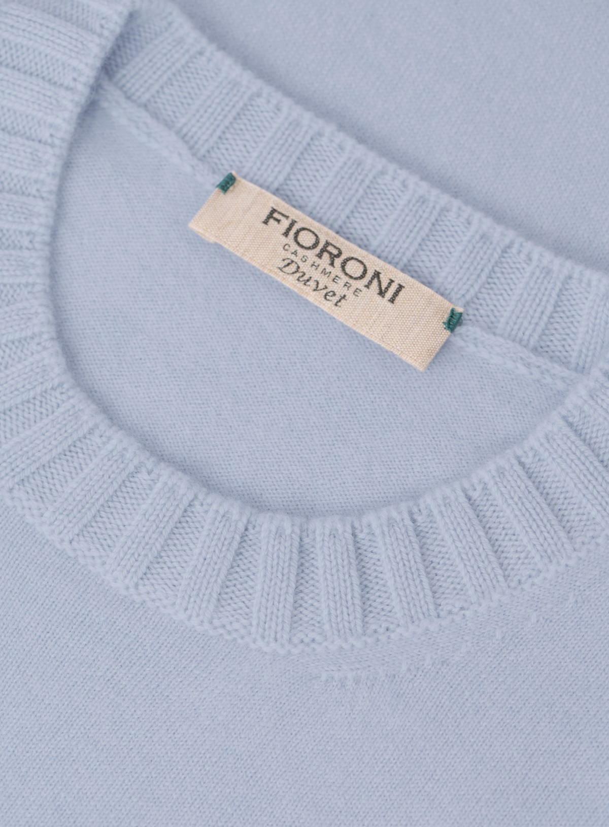 Fijngebreide crewneck van Duvet Cashmere | FULL_WIDTH | L.Blauw