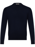 Fijngebreide crewneck van Duvet Cashmere | BLUE NAVY