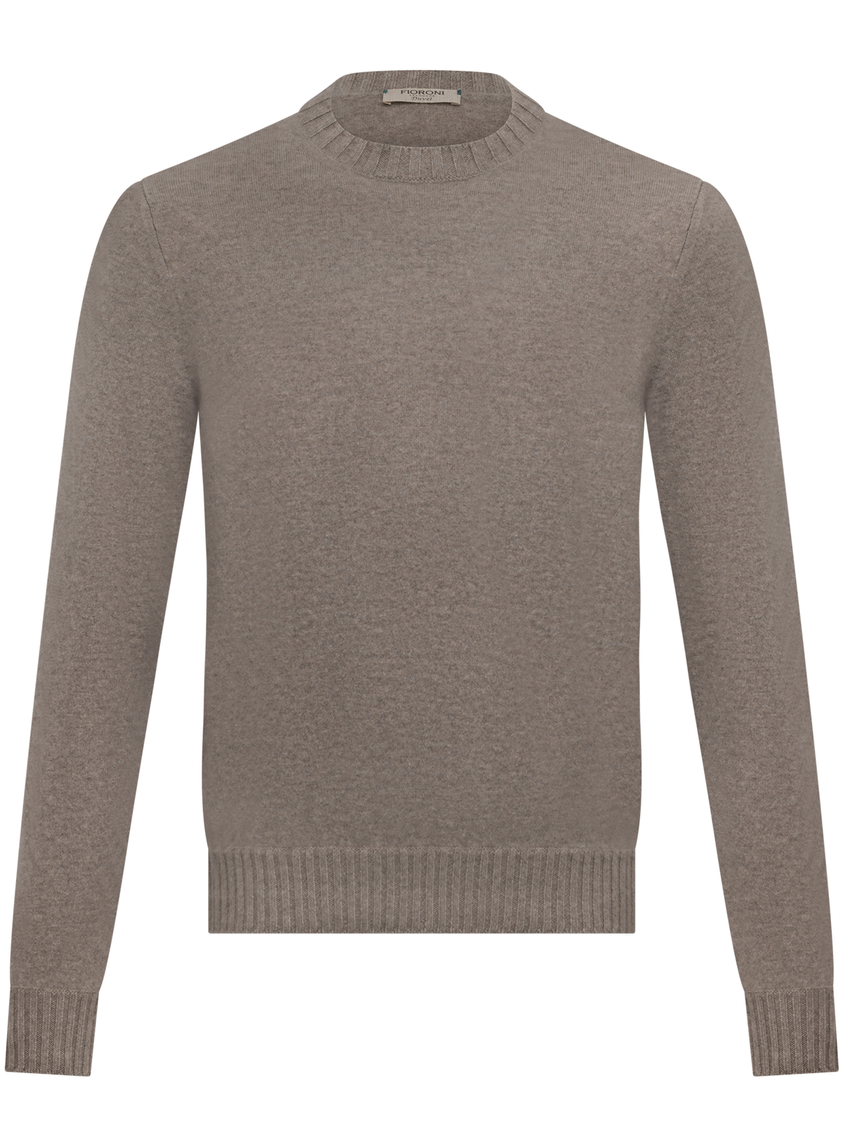 Crewneck in duvet cashmere | TAUPE