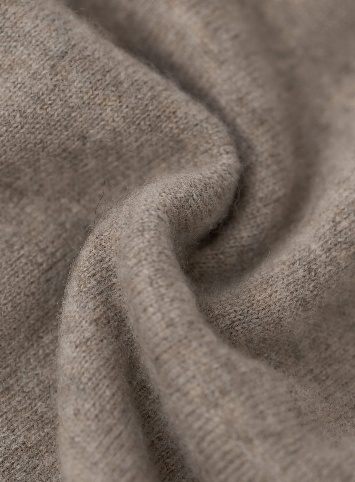 Fijngebreide crewneck van Duvet Cashmere | FULL_WIDTH | TAUPE