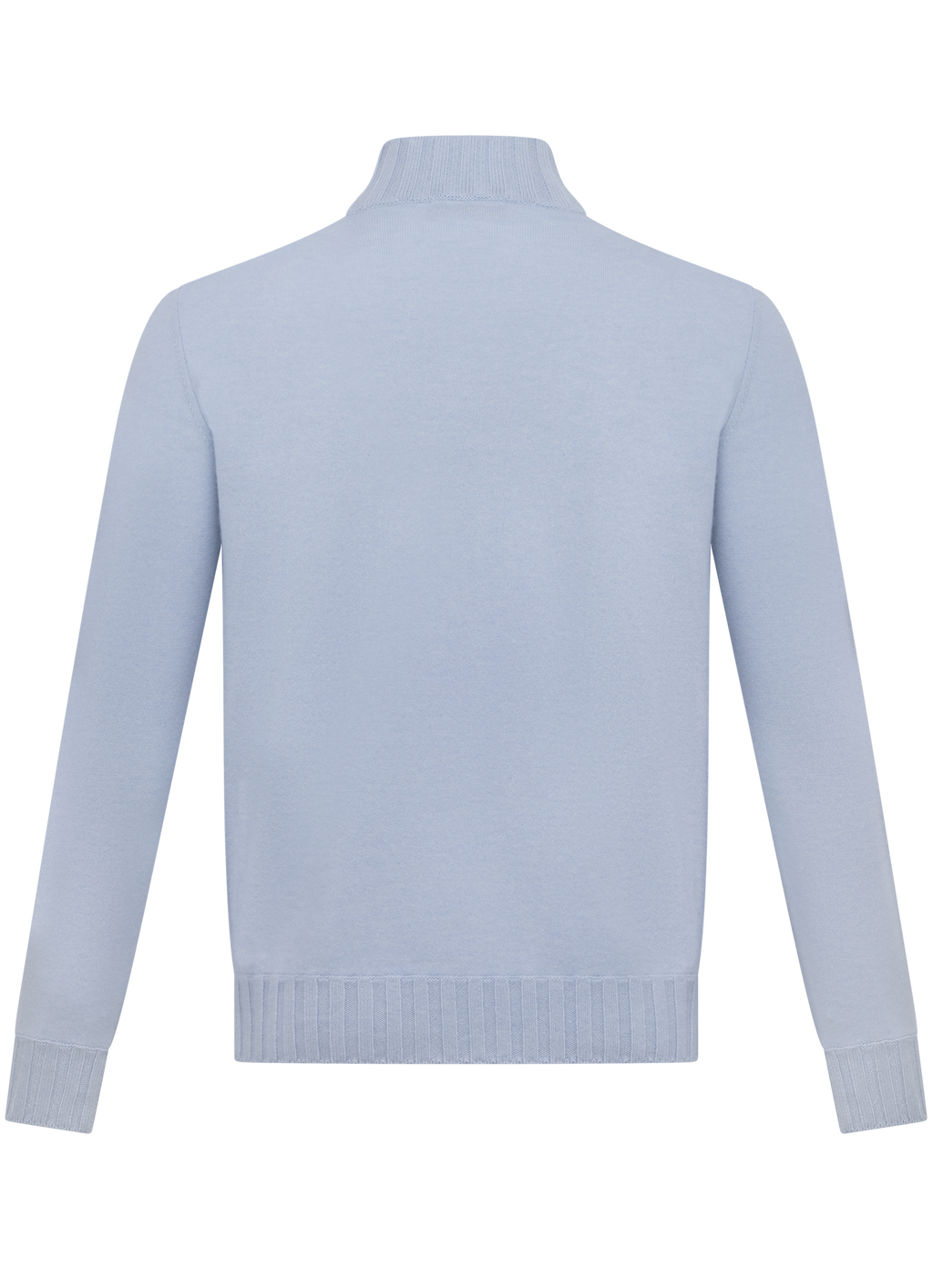 Fijngebreide ritsvest van duvet cashmere | L.Blauw