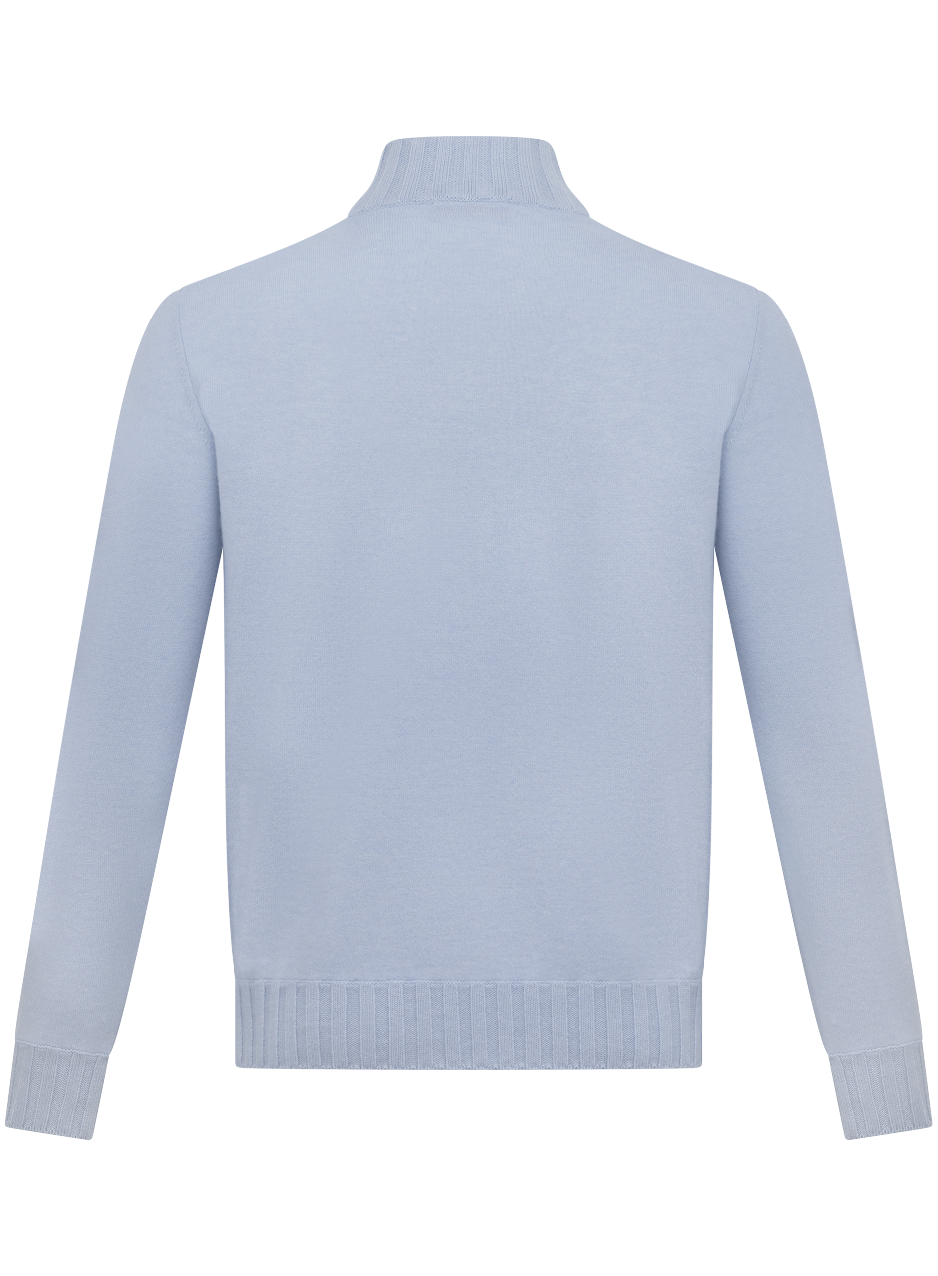 Fijngebreide ritsvest van duvet cashmere | L.Blauw