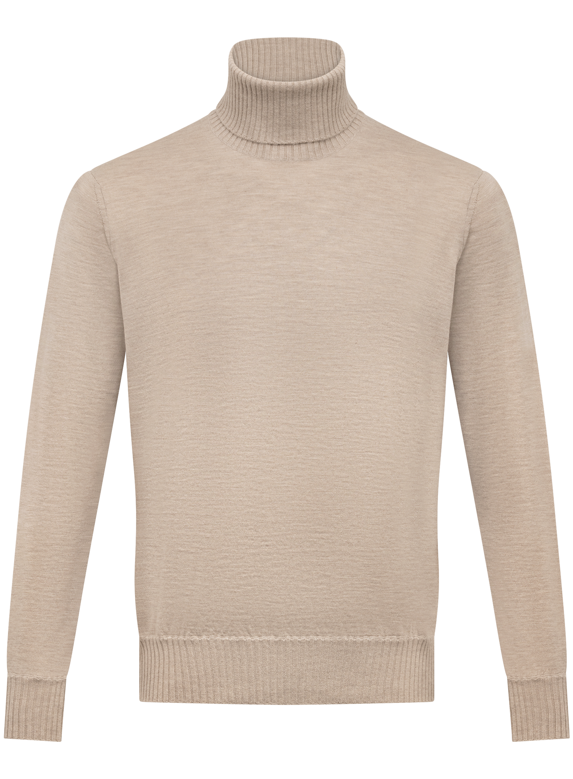 Fijngebreide coltrui van Duvet Cashmere | Beige
