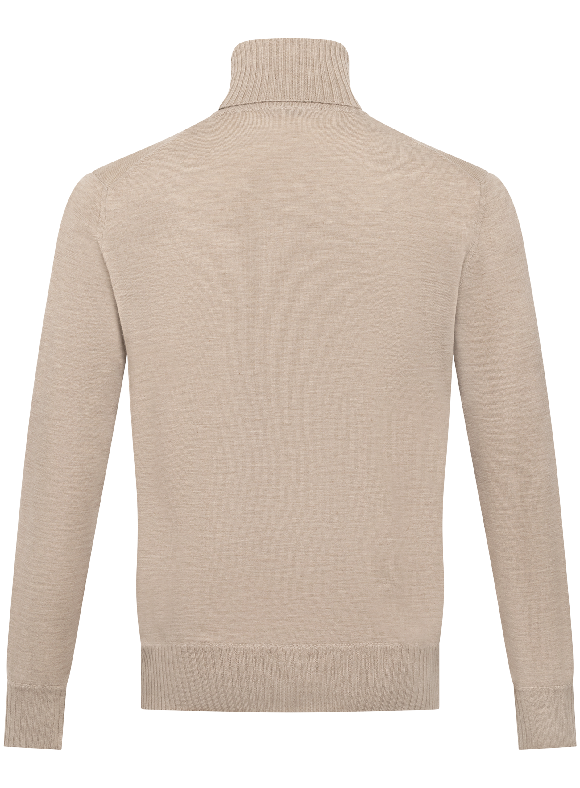 Fijngebreide coltrui van Duvet Cashmere | Beige