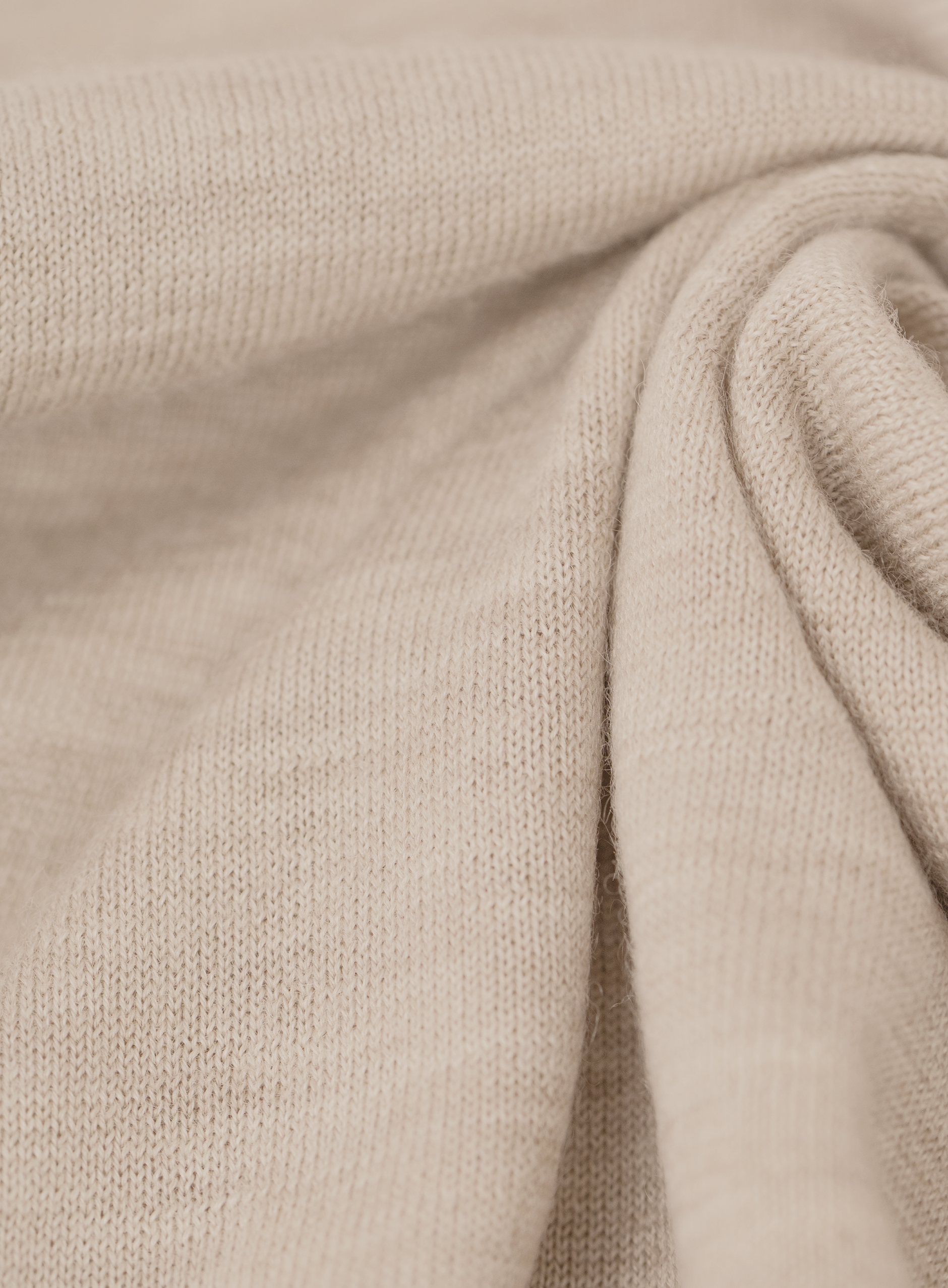 Fijngebreide coltrui van Duvet Cashmere | FULL_WIDTH | Beige