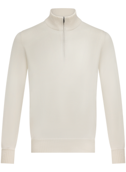 Half-zip vest in duvet cashmere | ROOM-WIT