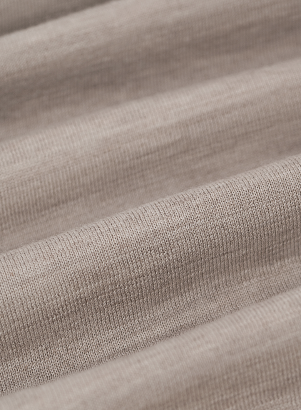Fijngebreide half-zip trui van duvet cashmere | FULL_WIDTH | Beige