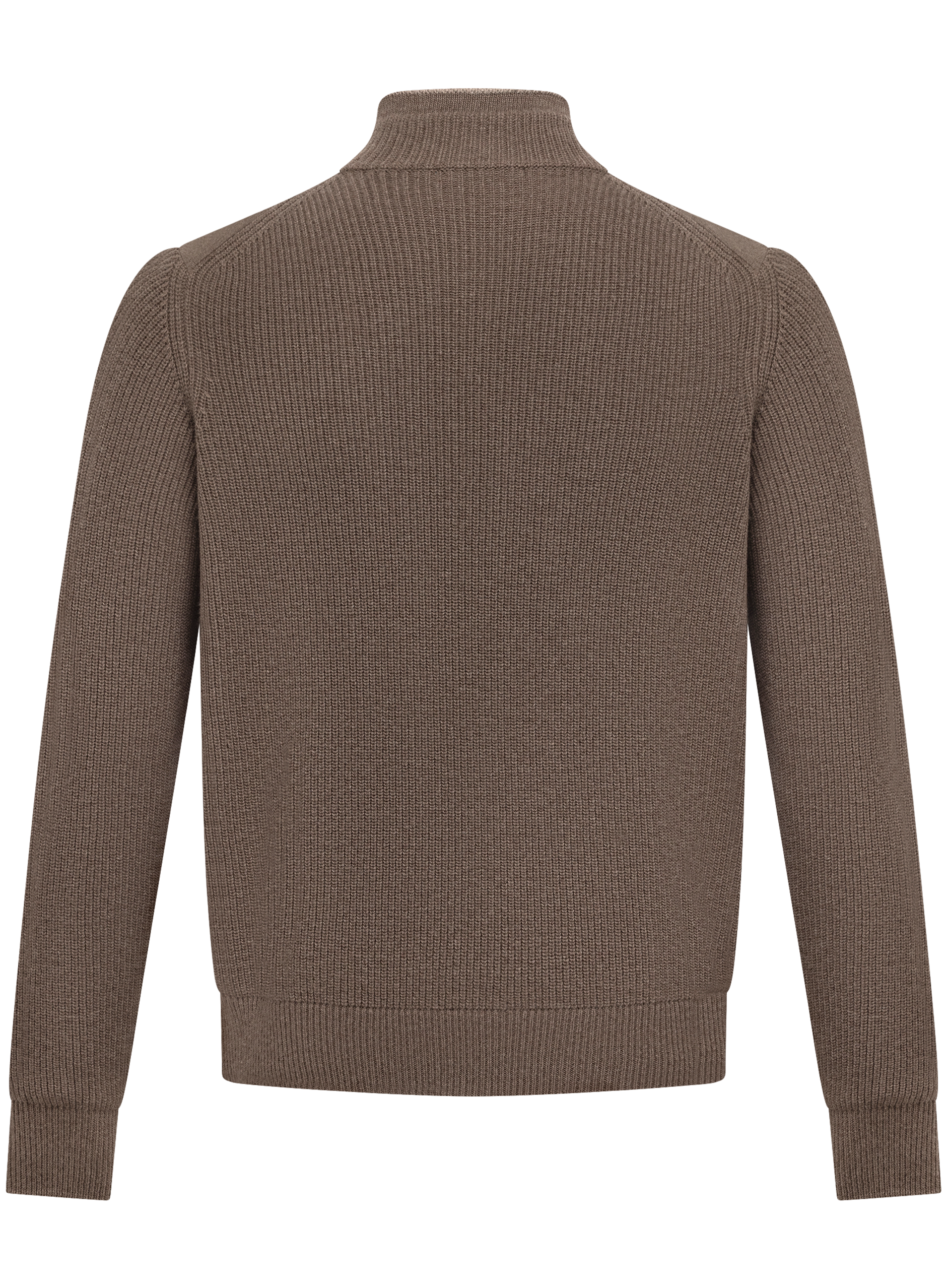 Knitted jack van scheerwol | TAUPE
