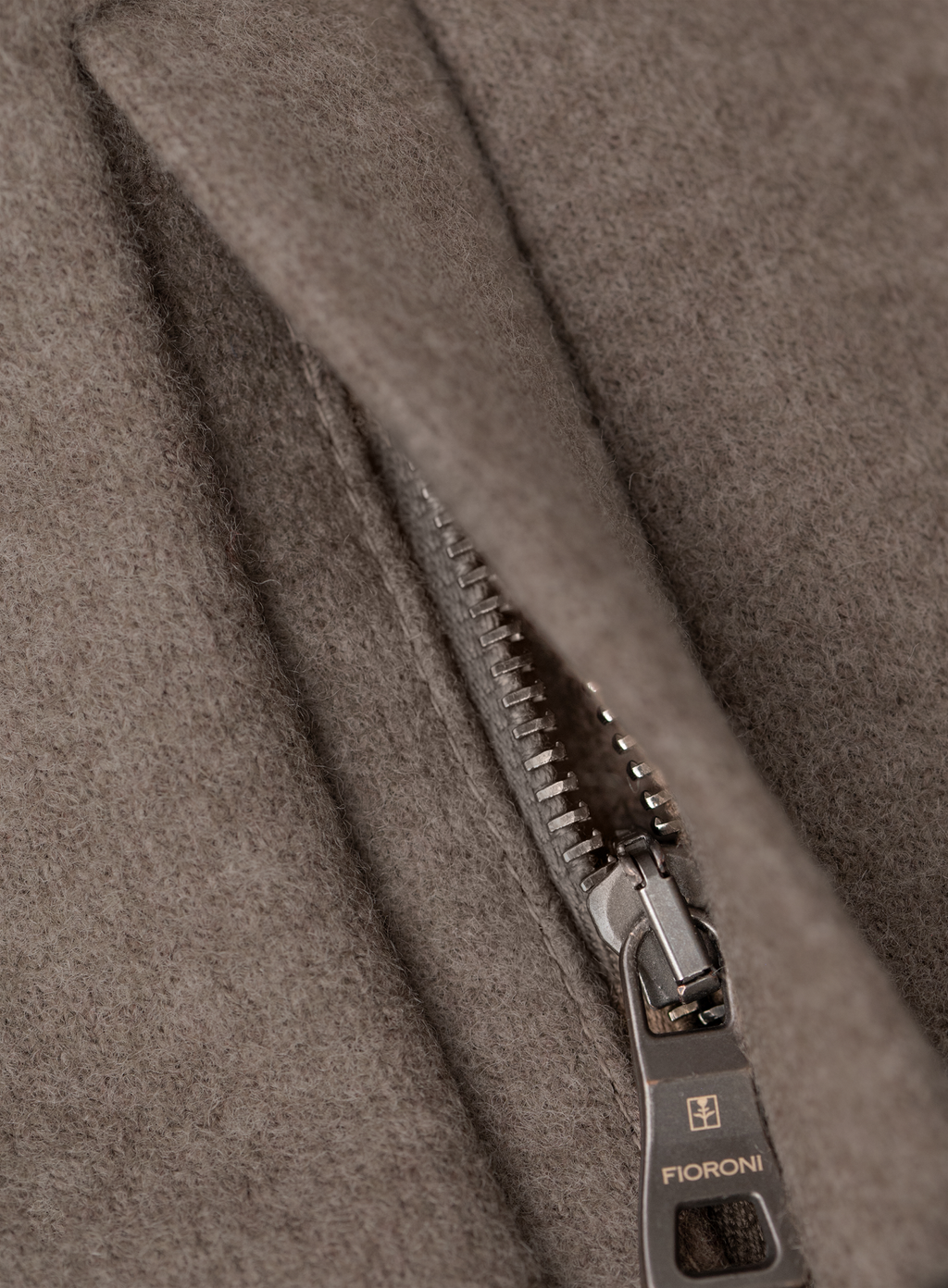 Knitted jack van scheerwol | FULL_WIDTH | TAUPE