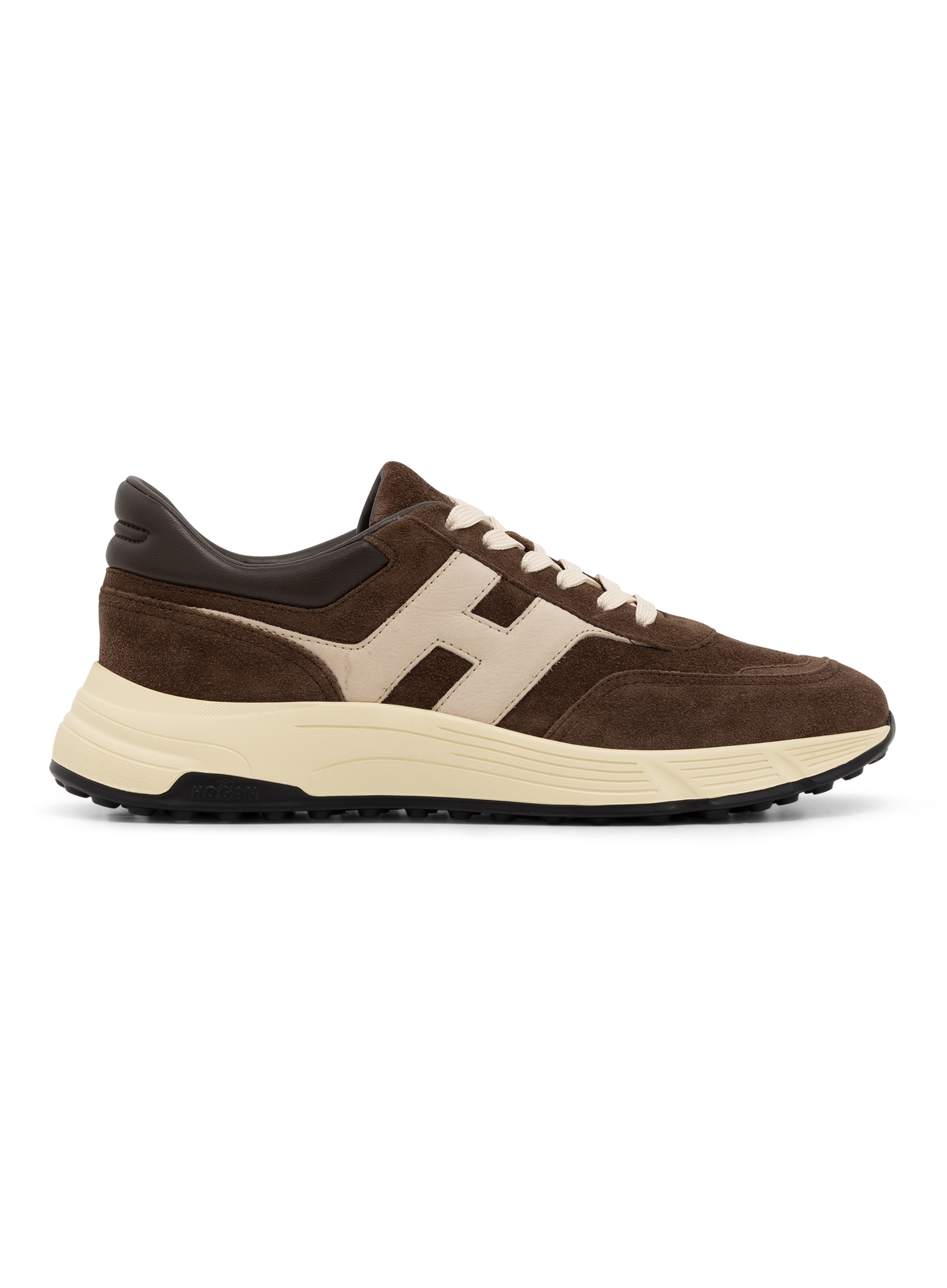 Hyperlight sneakers van leer en suède | D.Bruin