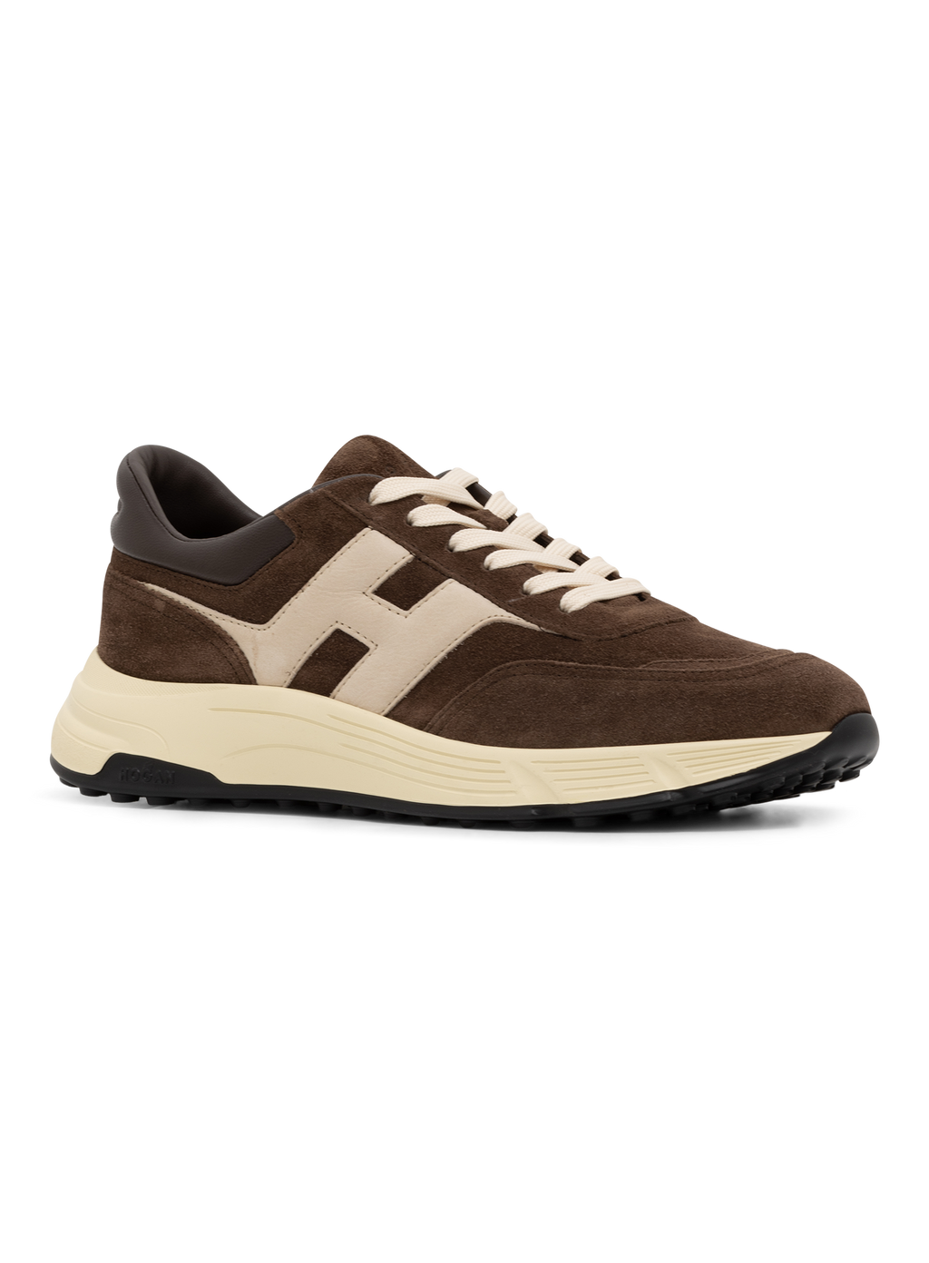 Hyperlight sneakers van leer en suède | D.Bruin