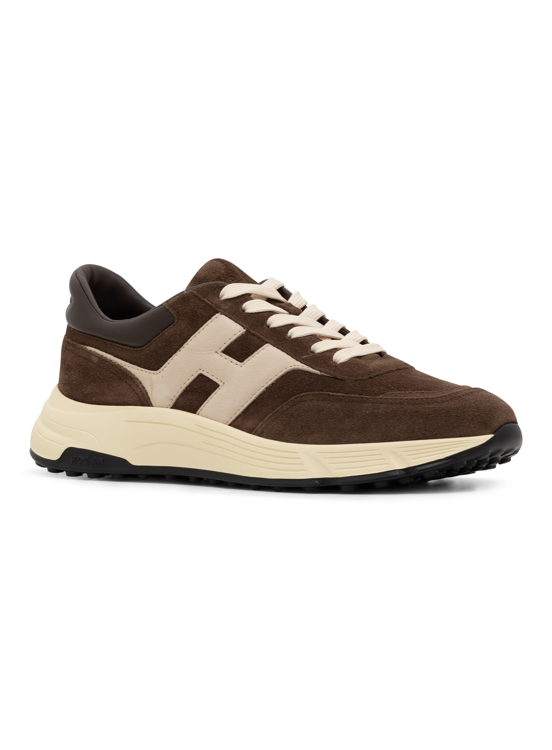 Hyperlight sneakers van leer en suède | D.Bruin