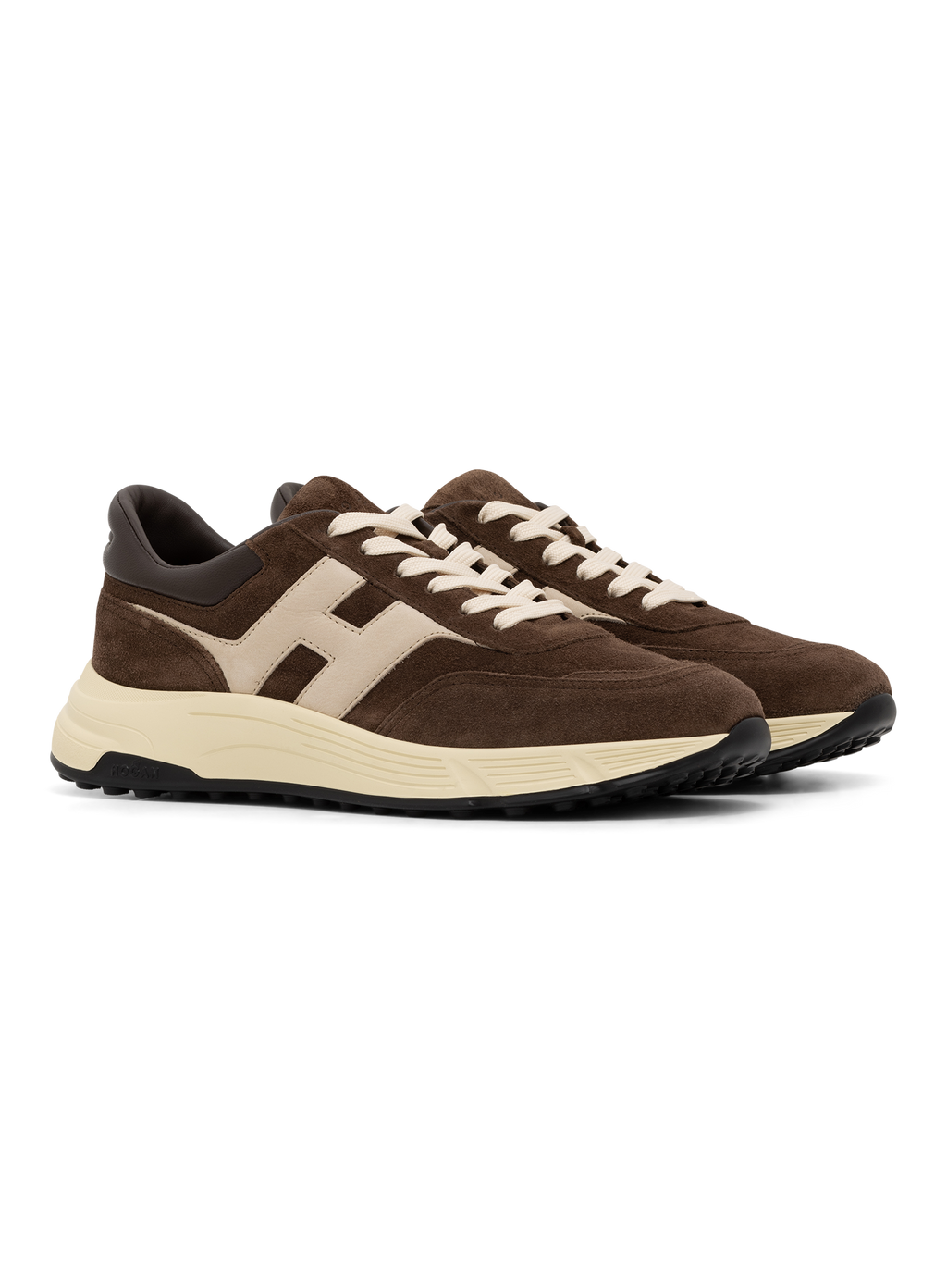 Hyperlight sneakers van leer en suède | D.Bruin