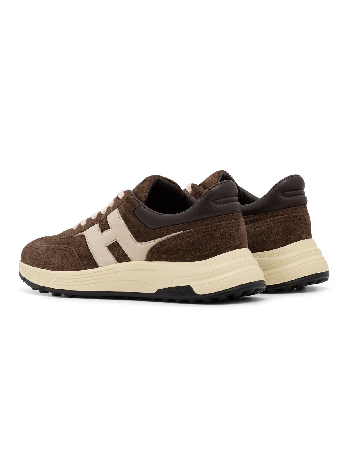 Hyperlight sneakers van leer en suède | D.Bruin