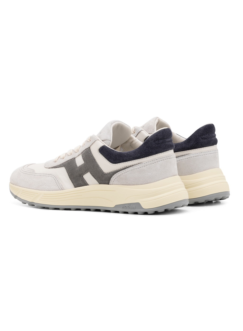 Hyperlight sneakers van leer en suède |  ROOM-WIT