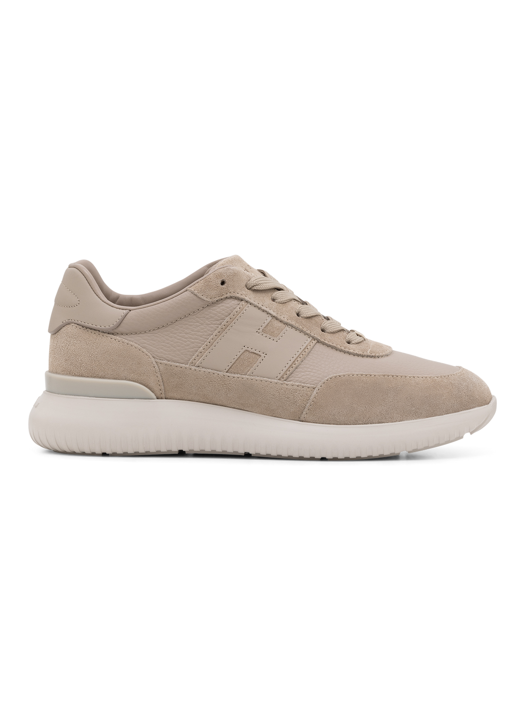 Interactive³ sneakers van suède en leer | Beige