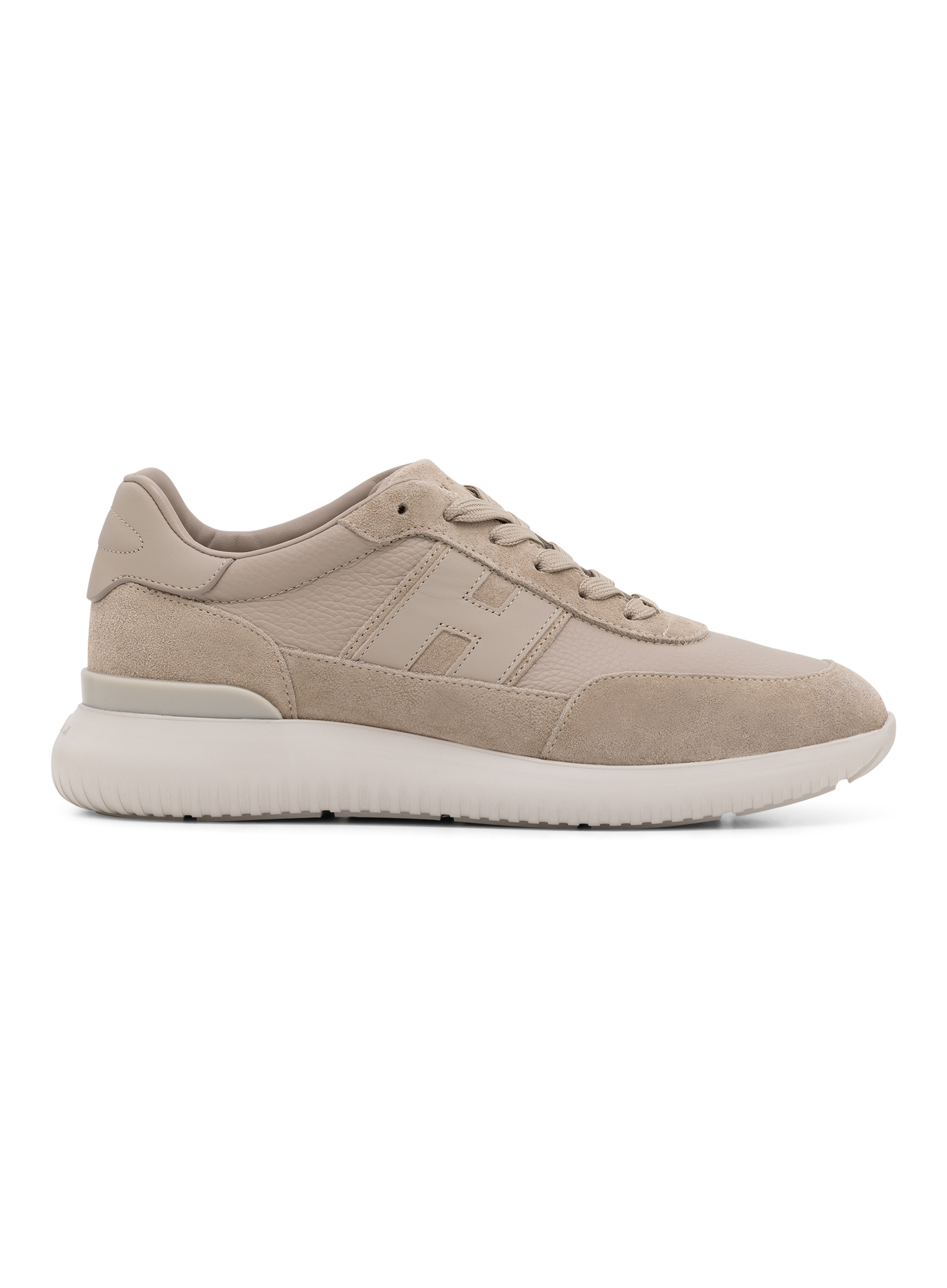 Interactive³ sneakers van suède en leer | Beige