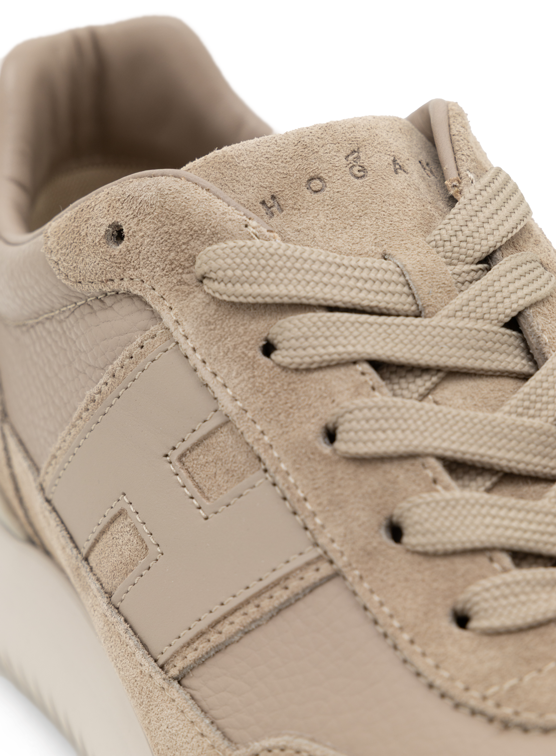 Interactive³ sneakers van suède en leer | FULL_WIDTH | Beige