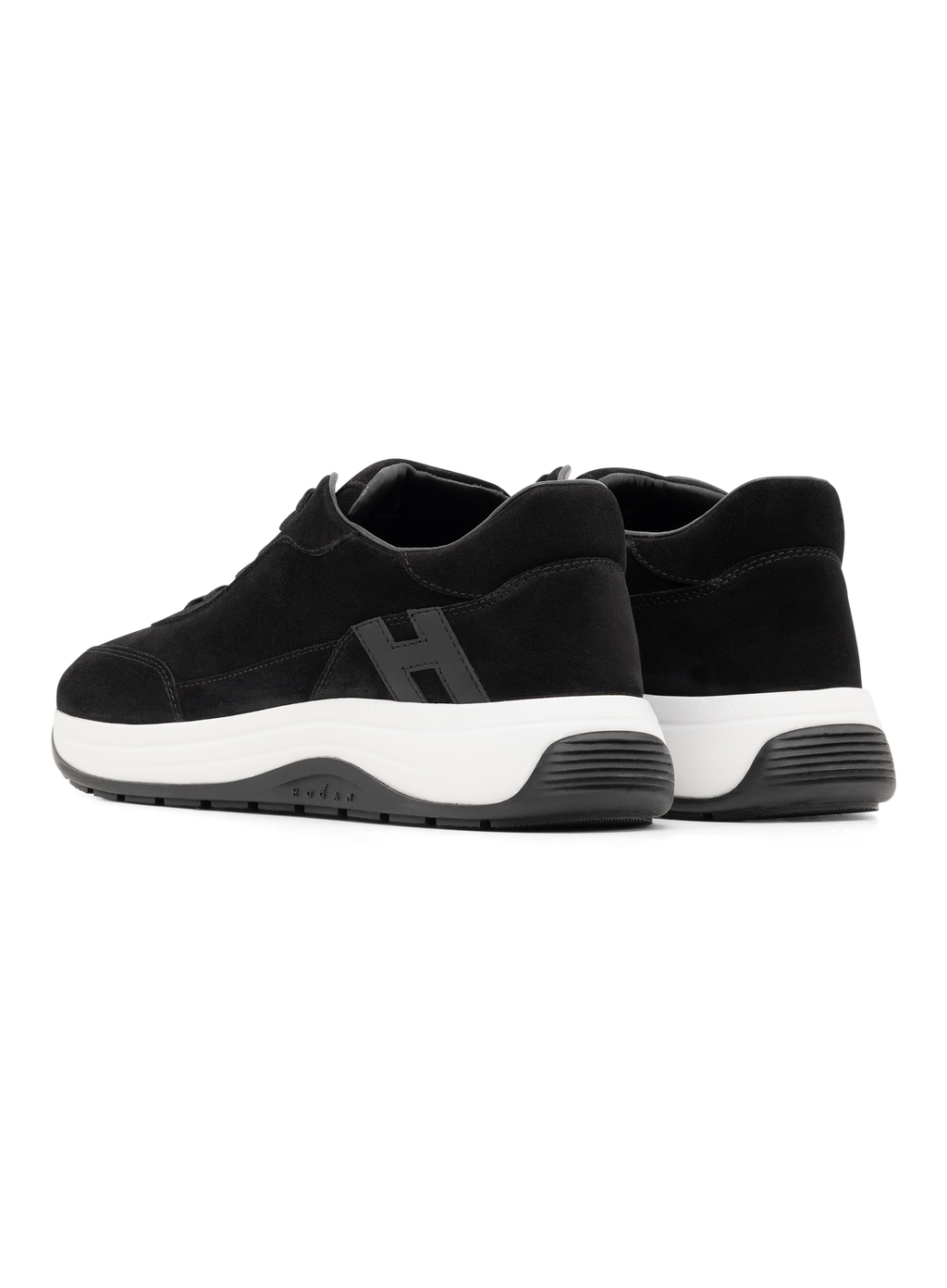 Sneakers in suède | Zwart