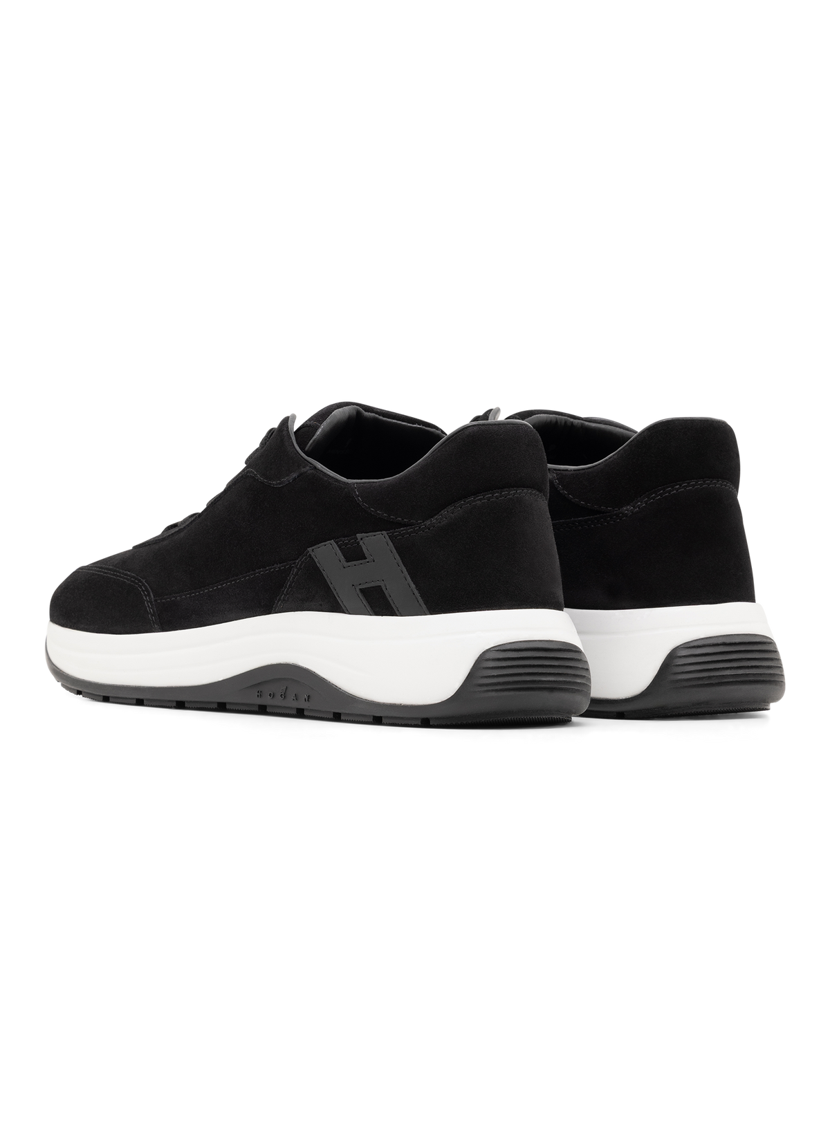 Sneakers in suède | Zwart