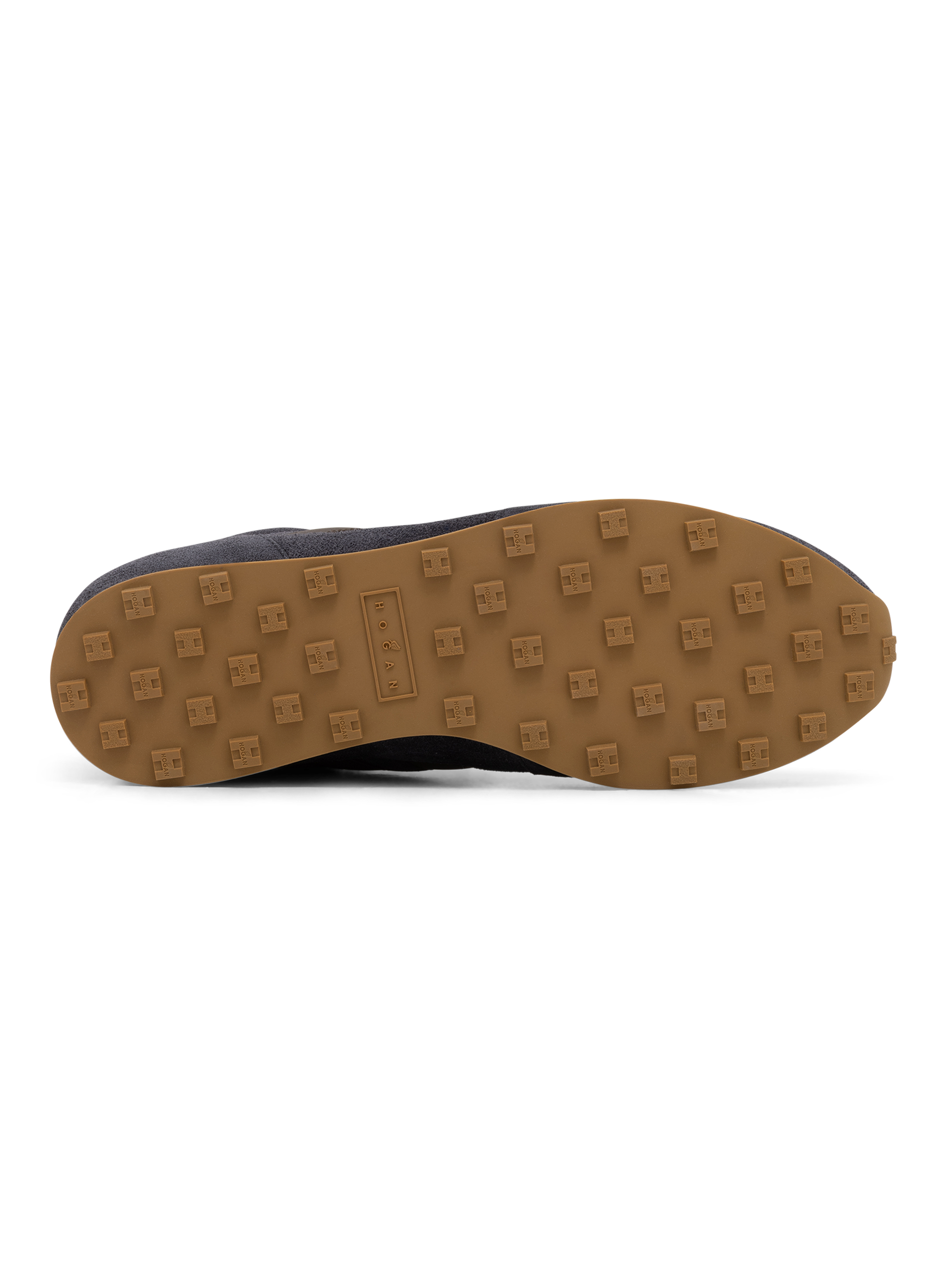 H699 Allacciato sneakers van suède | BLUE NAVY