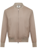 DIDIER Bomberjack van cashmere | TAUPE