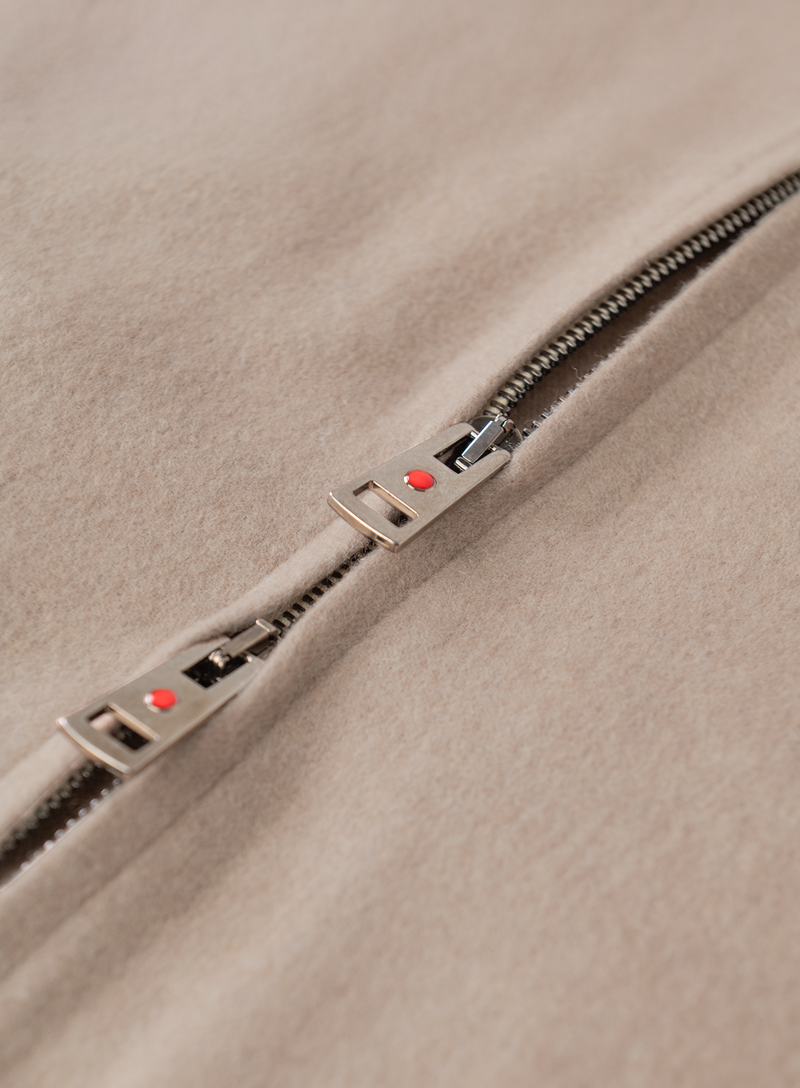 DIDIER Bomberjack van cashmere | FULL_WIDTH | TAUPE