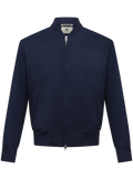 DIDIER Bomberjack van cashmere | BLUE NAVY