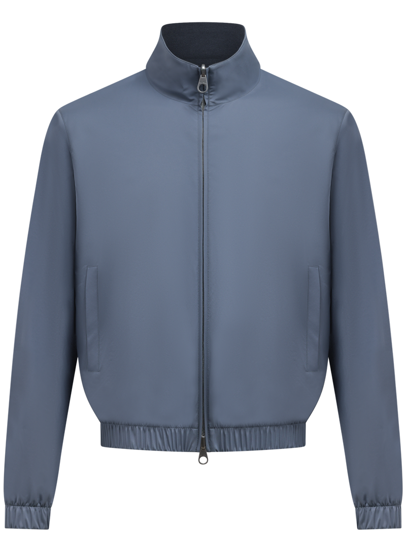 Reversible bomber jacket