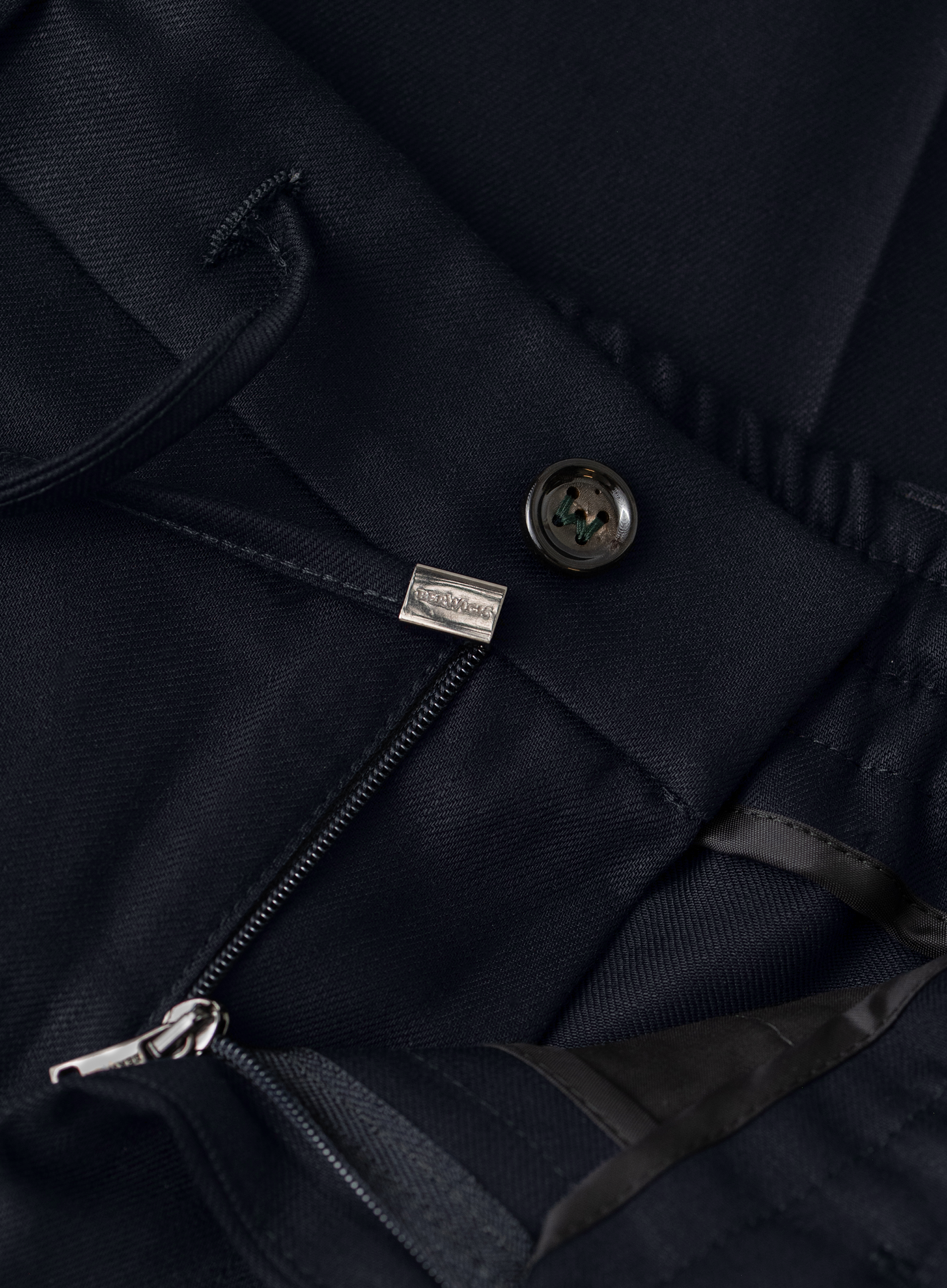 Jog pantalon in technische stof | BLUE NAVY