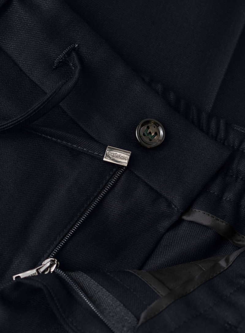 Jog pantalon in technische stof | BLUE NAVY
