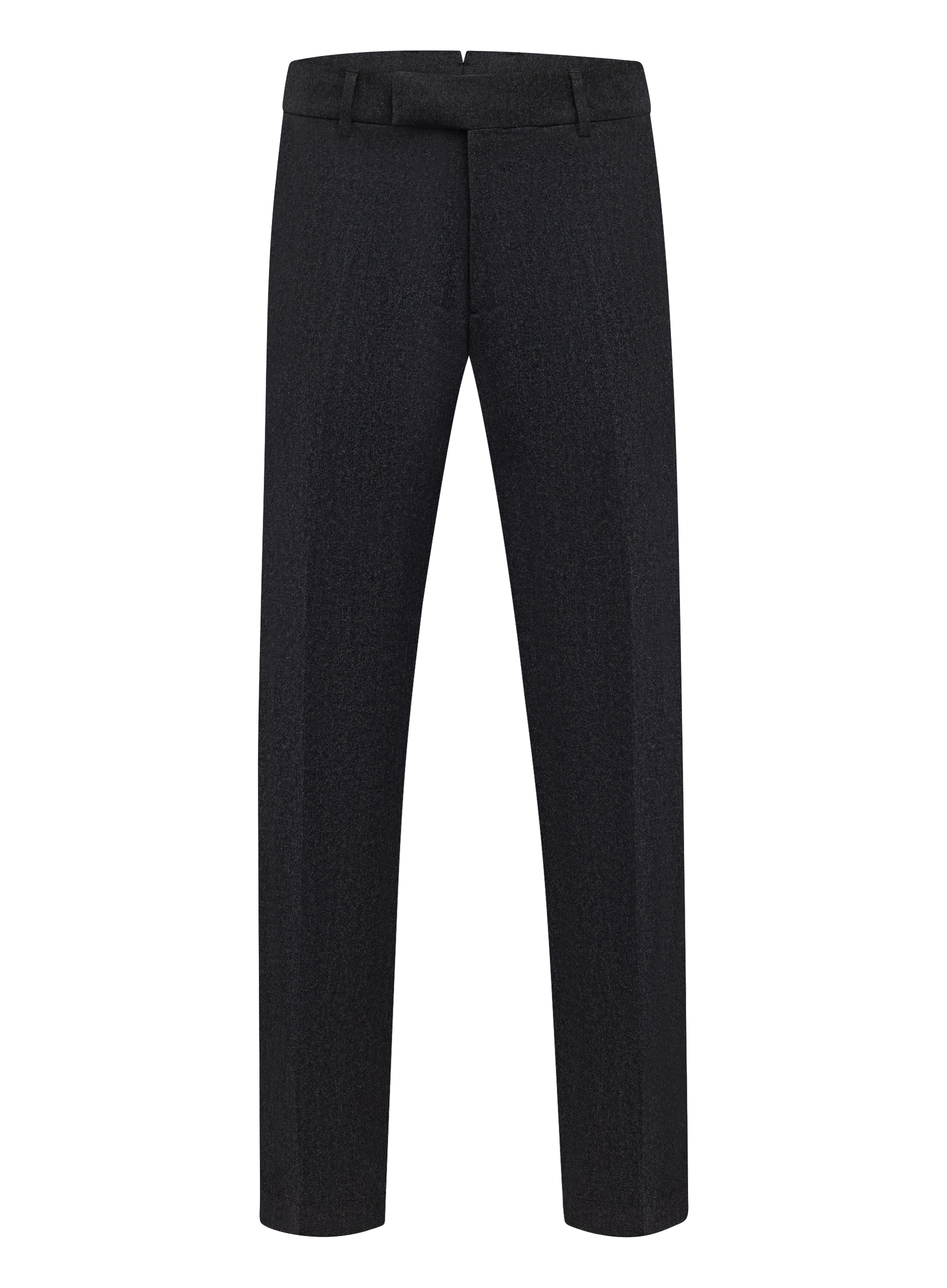 Broek in wol | Antraciet