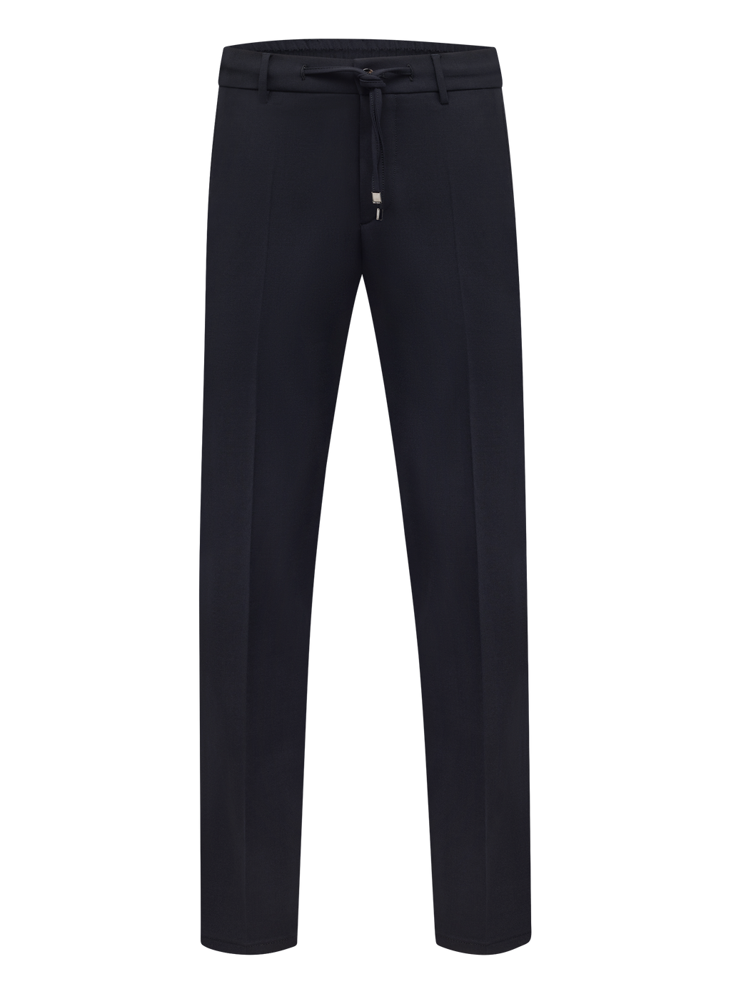 Jog pantalon in wol en technische stof | BLUE NAVY