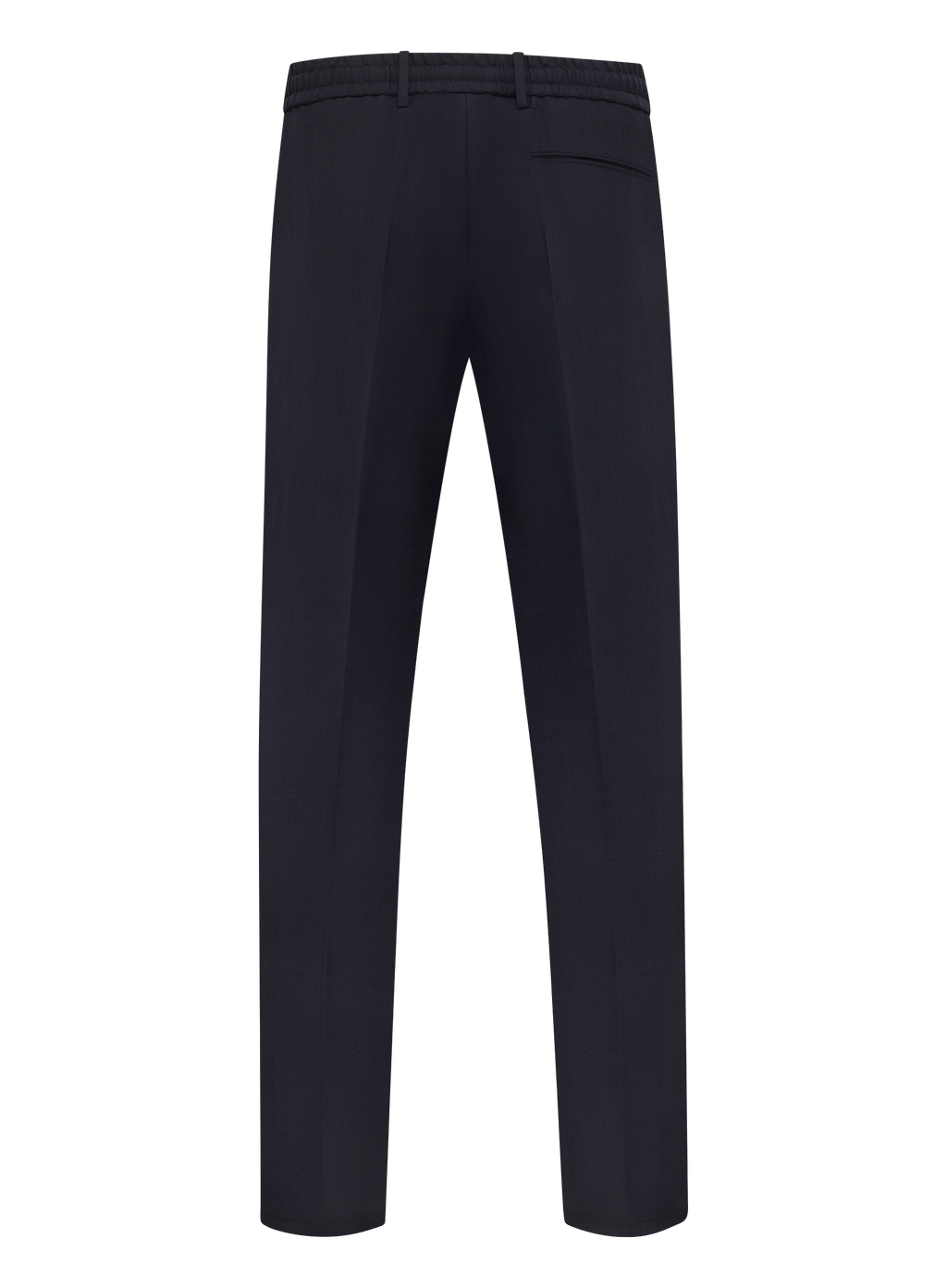 Jog pantalon in wol en technische stof | BLUE NAVY