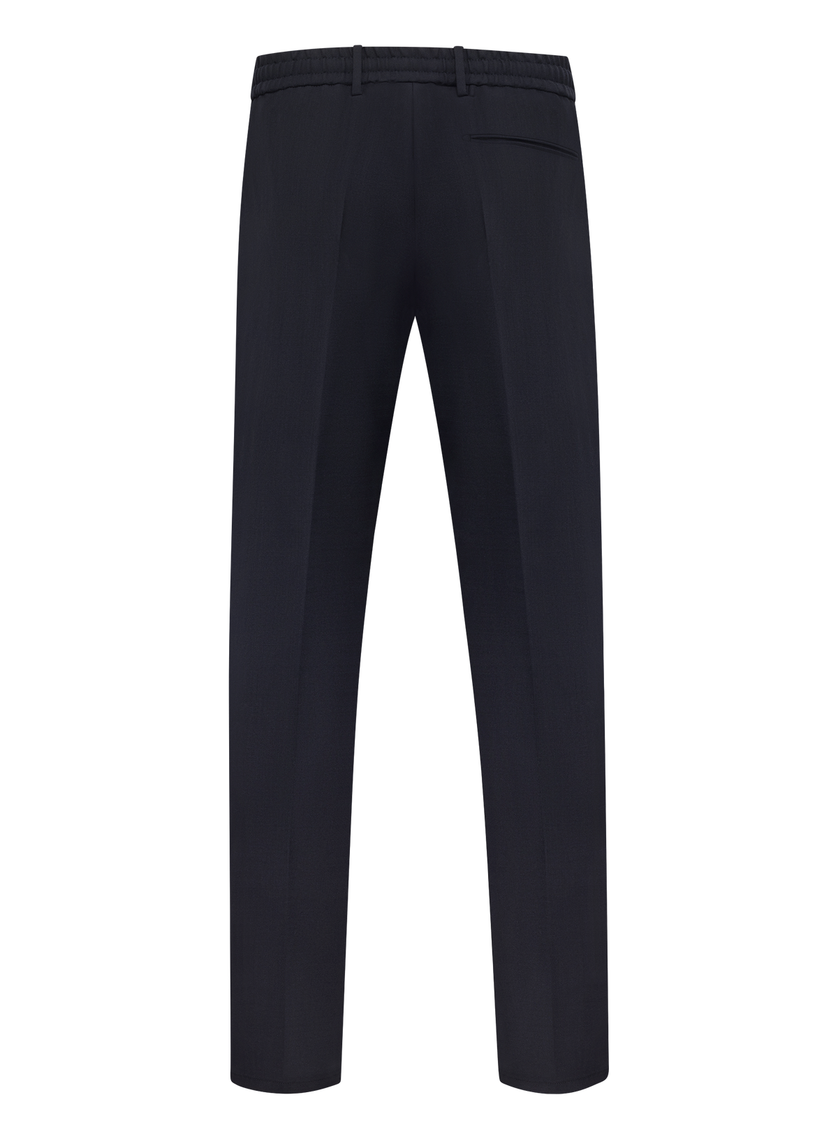 Jog pantalon in wol en technische stof | BLUE NAVY