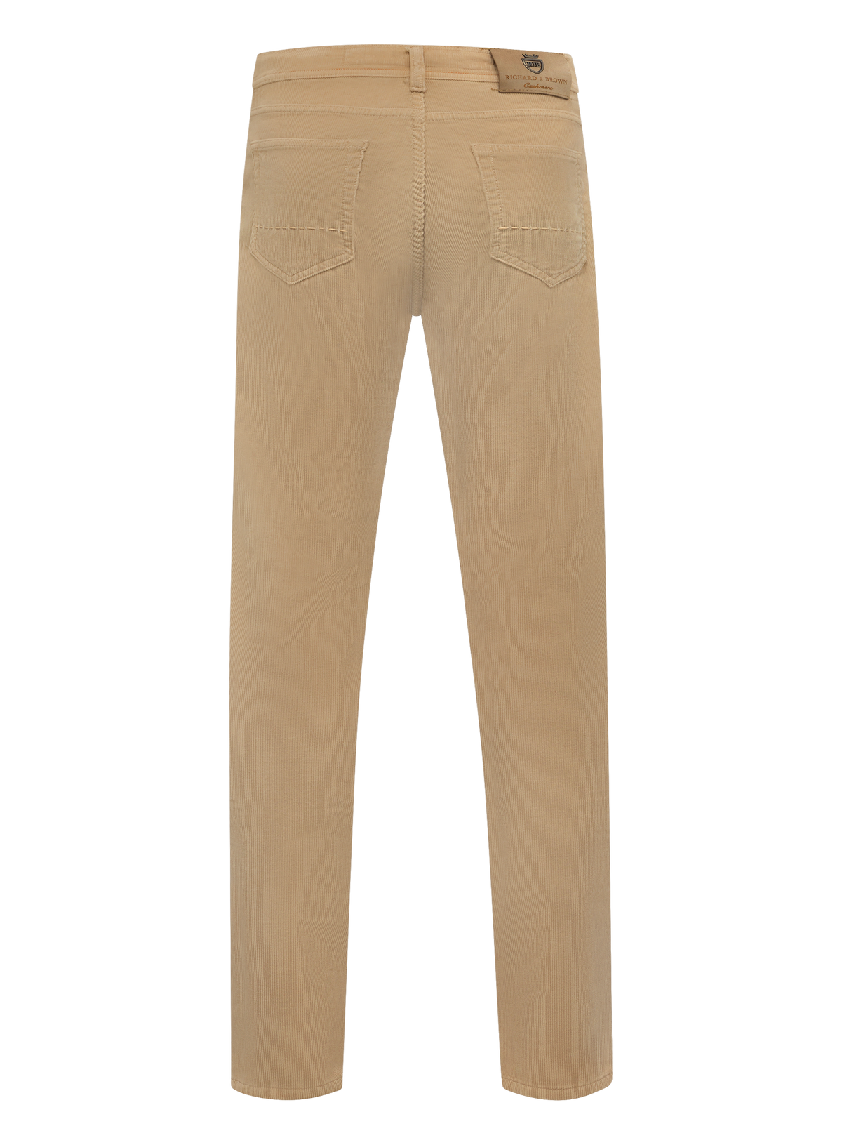 Corduroy jeans in katoen cashmere stretch | Beige