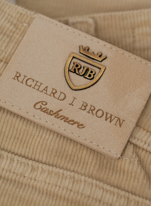 Corduroy jeans in katoen cahsmere stretch