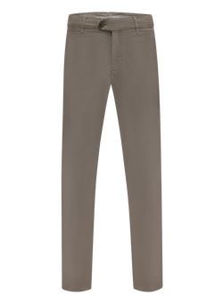 Singapore broek van katoen en cashmere | TAUPE