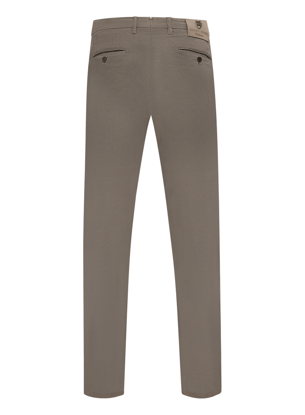 Singapore broek van katoen en cashmere | TAUPE