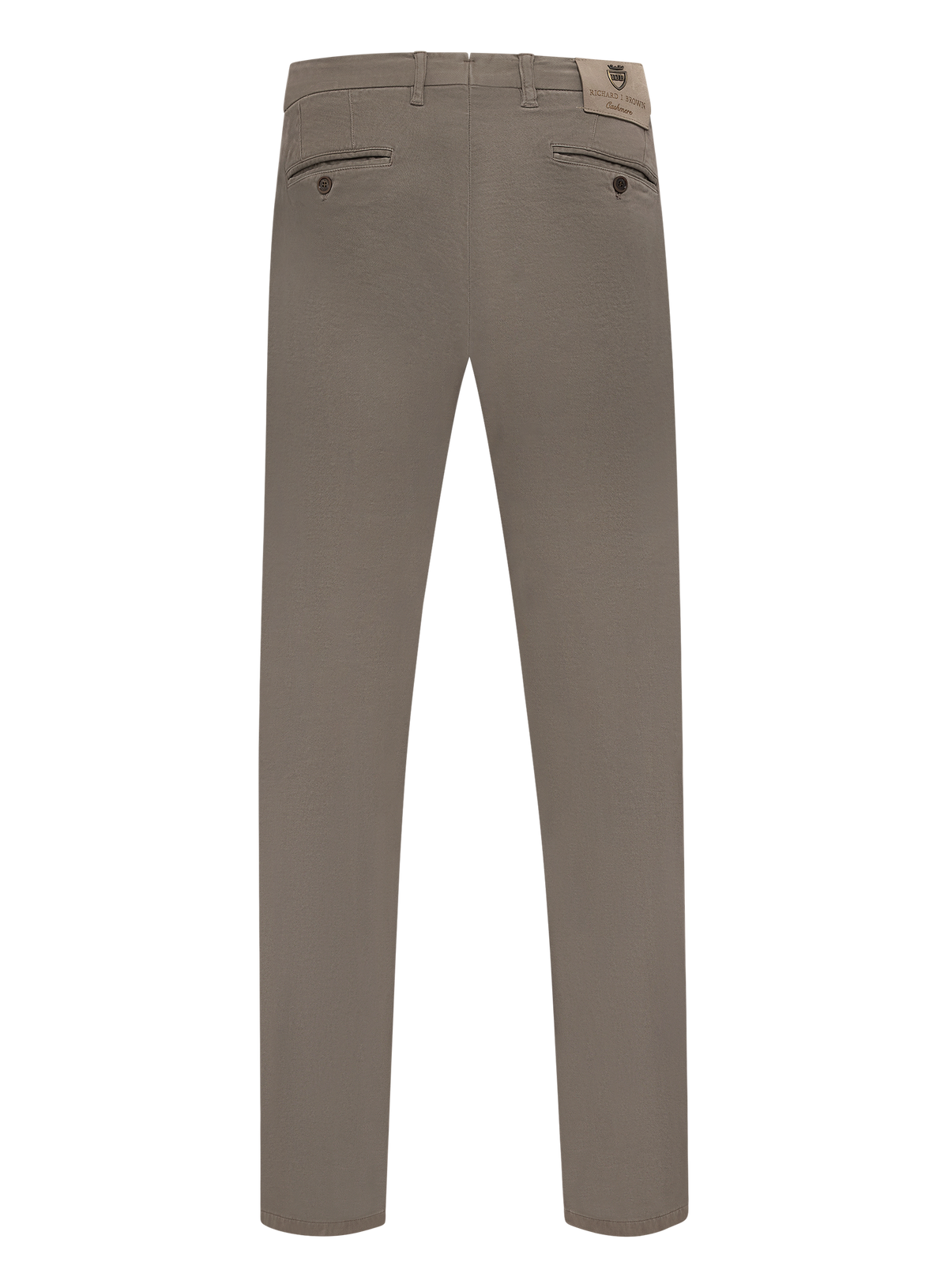 Singapore broek van katoen en cashmere | TAUPE